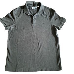 Lacoste Mens Black Polo